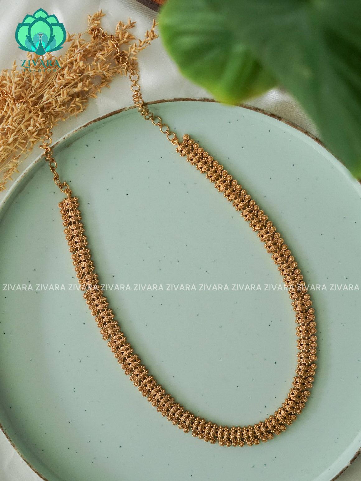 2 IN 1 HIPCHAIN CUM HAARAM - NORMAL MATTE Latest South indian budget friendly collection- Zivara FashioN
