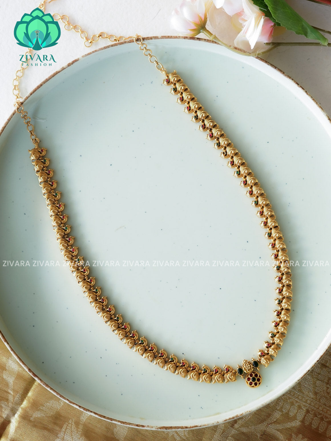 2 IN 1 HIPCHAIN CUM HAARAM - NORMAL MATTE Latest South indian budget friendly collection- Zivara FashioN