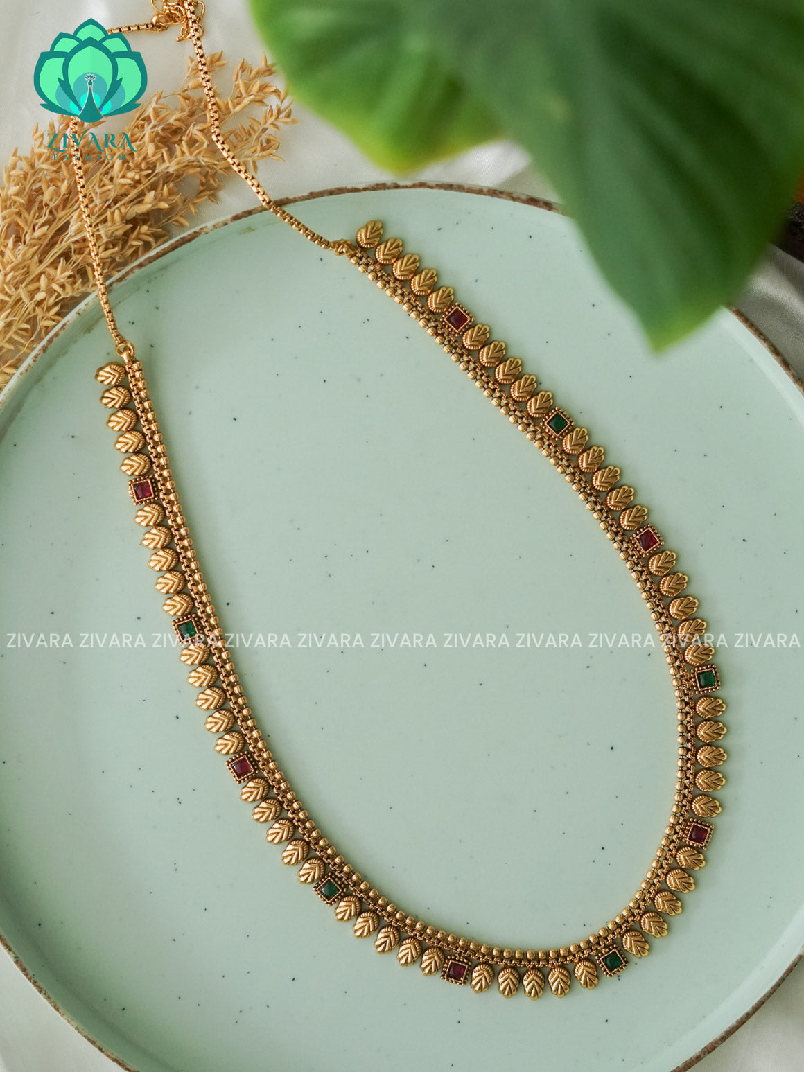 2 IN 1 HIPCHAIN CUM HAARAM - NORMAL MATTE Latest South indian budget friendly collection- Zivara FashioN