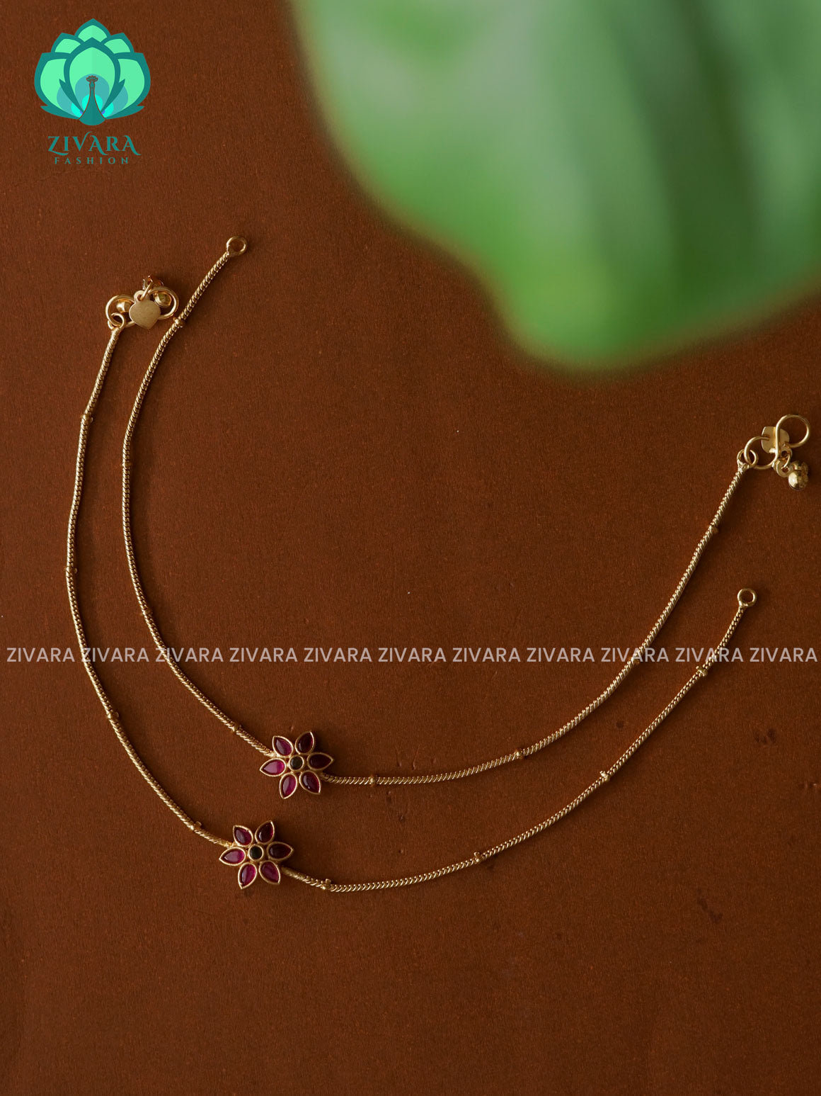 Trending occasional wear anklets (9.75 inch approx )for women- latest jewellery- ZIVARA FASHION