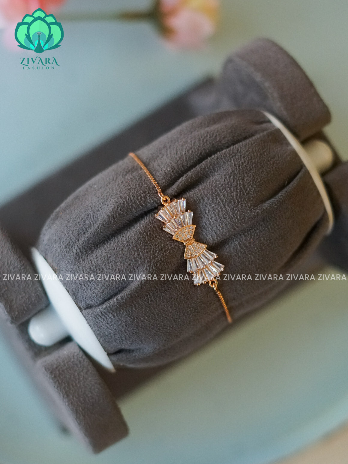 1 piece free size ROSE GOLD  BRACLET - latest jewellery collection- Zivara Fashion