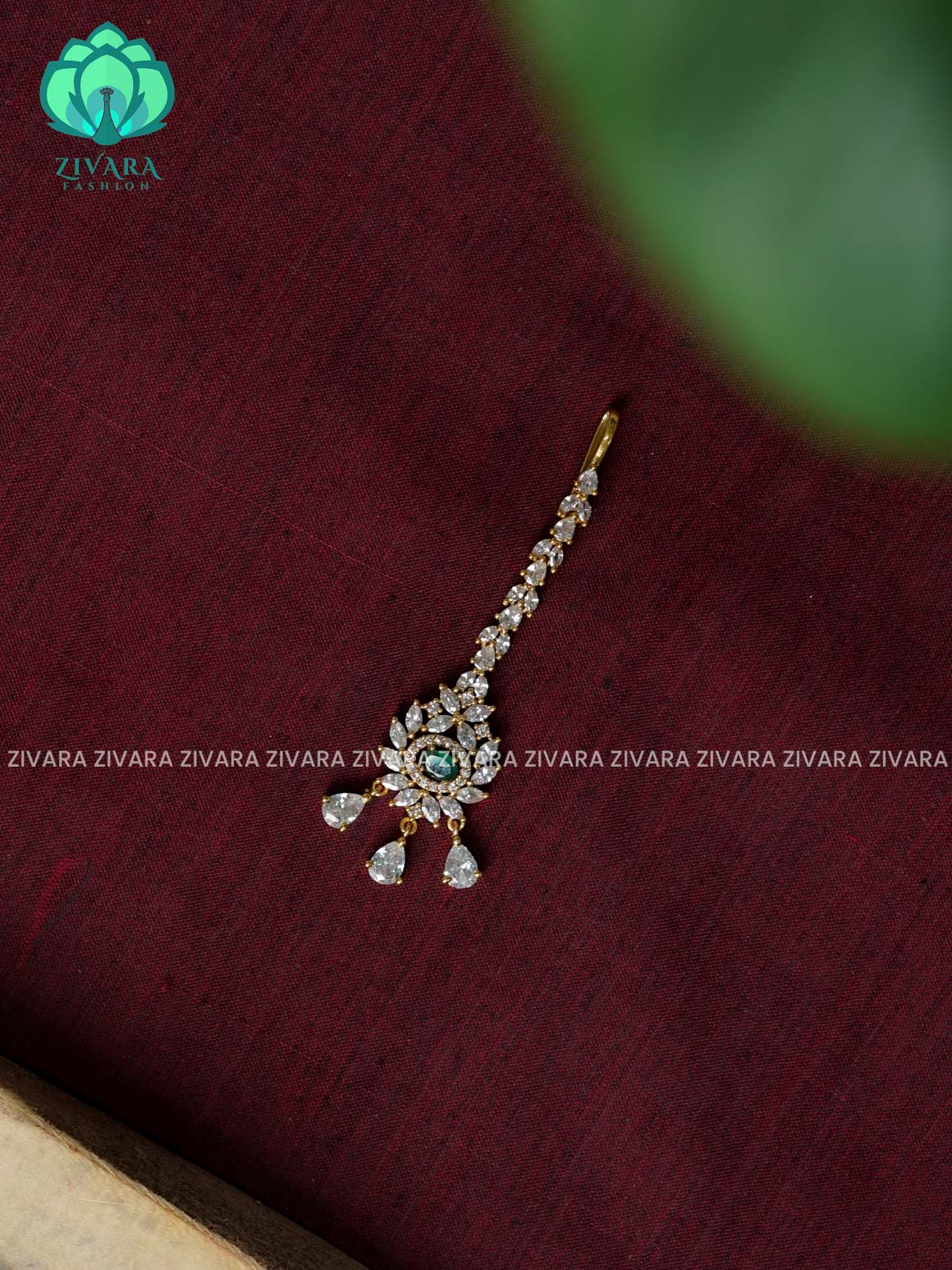 Kids friendly  maang tikka, chutti- bridal head accessory- latest bridal collection - Zivara fashion