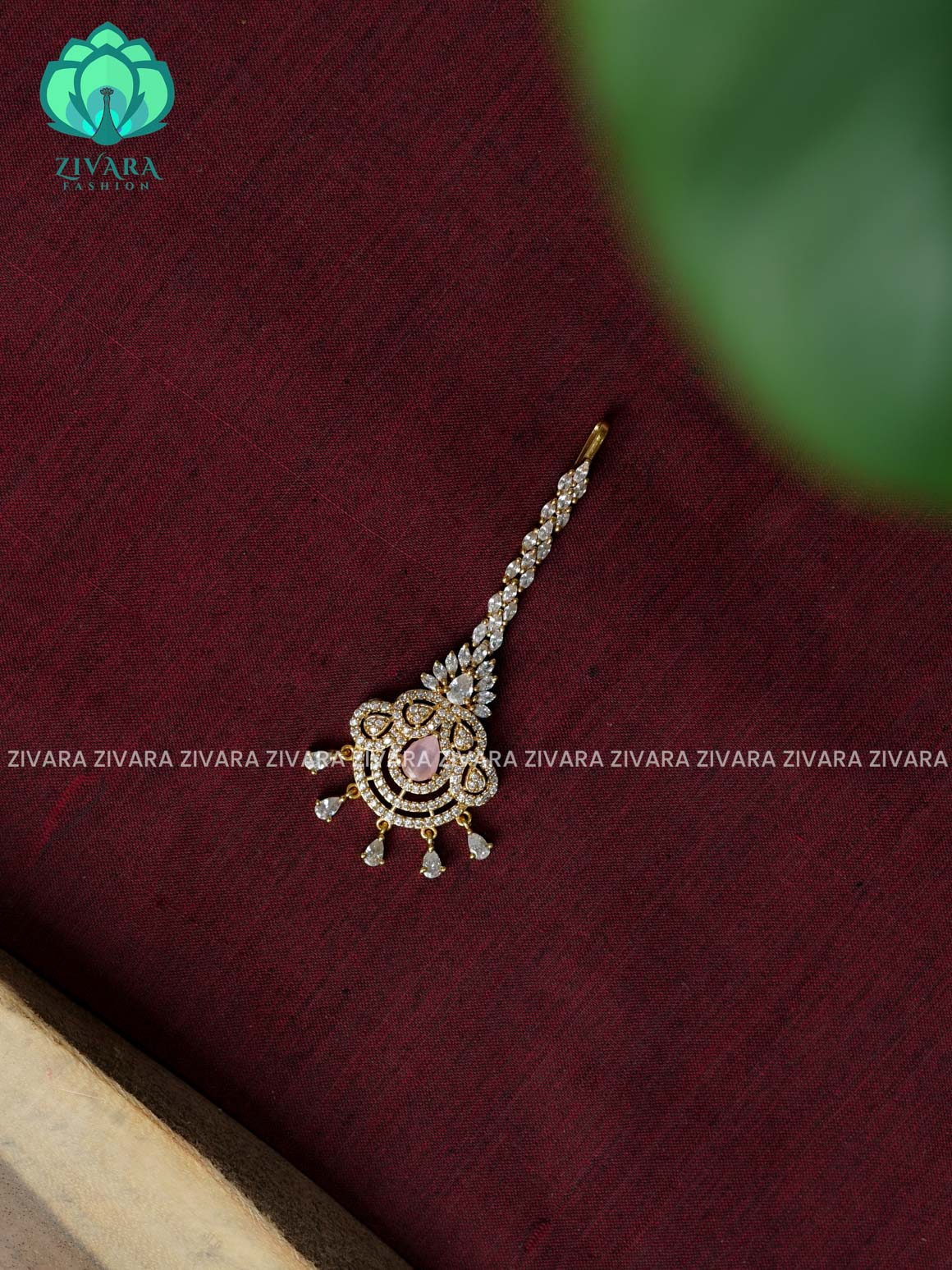 Bridal maang tikka, chutti- bridal head accessory- latest bridal collection - Zivara fashion