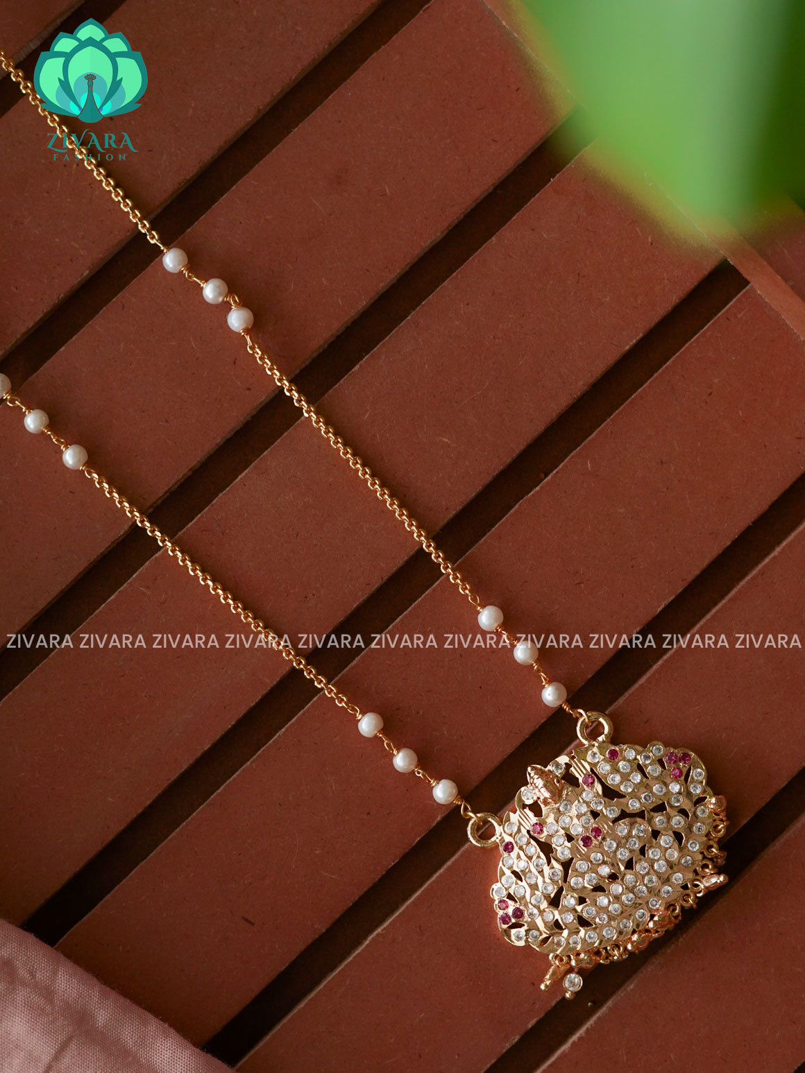 24" MICROGOLD POLISH IMPON DOLLAR  with premium gold polish CHAIN -Traditional south indian premium neckwear without earrings- Zivara Fashion- latest jewellery design