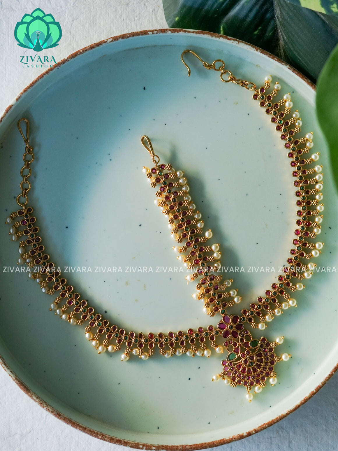 Bridal maang tikka, chutti- bridal head accessory- latest bridal collection - Zivara fashion