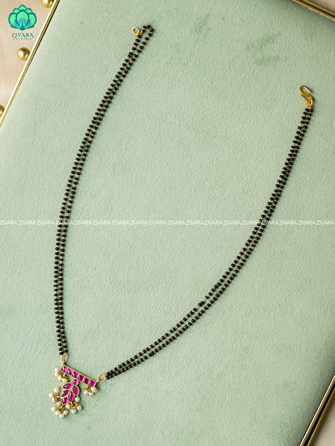 MANGALSUTRA- PENDANT WITH - Traditional  MIDCHEST neckwear - Zivara Fashion