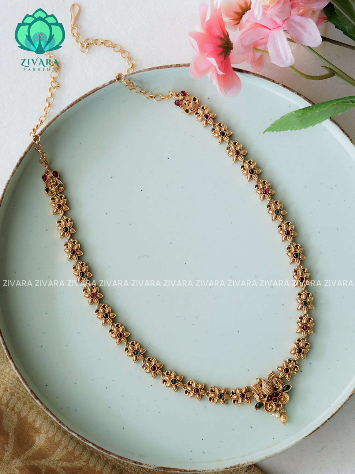 2 IN 1 HIPCHAIN CUM HAARAM - NORMAL MATTE Latest South indian budget friendly collection- Zivara FashioN