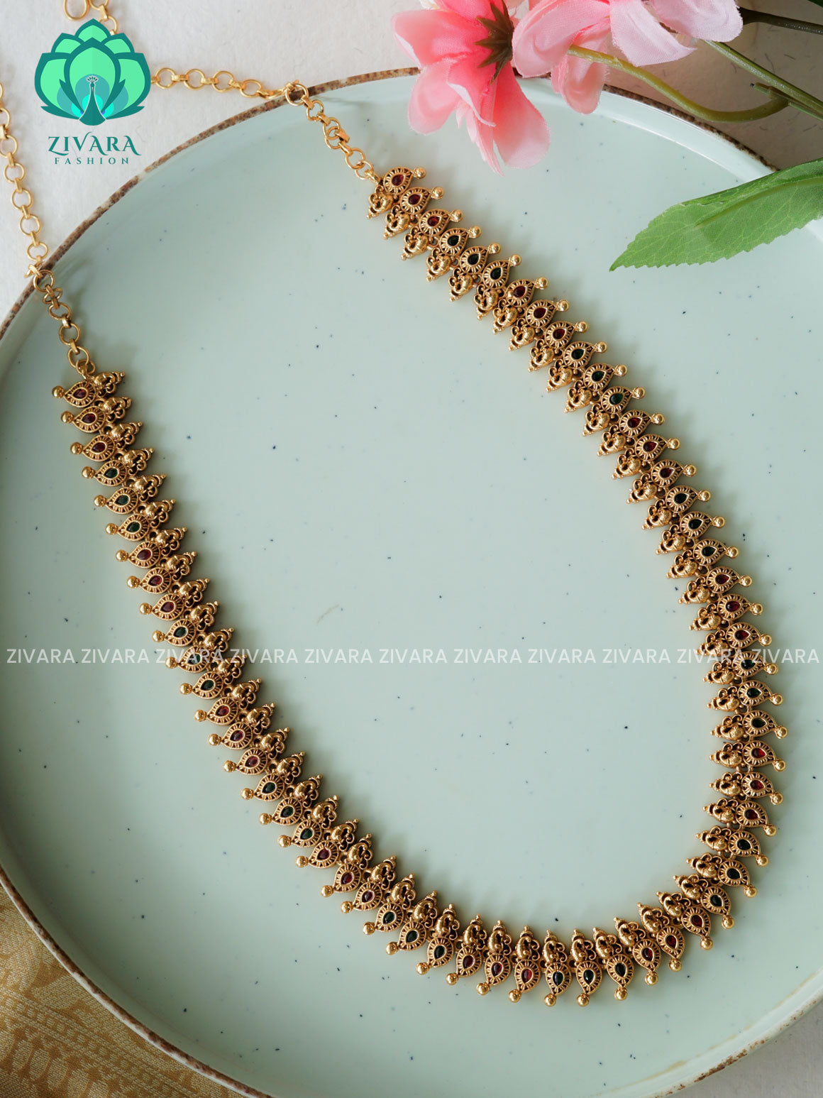 2 IN 1 HIPCHAIN CUM HAARAM - NORMAL MATTE Latest South indian budget friendly collection- Zivara FashioN
