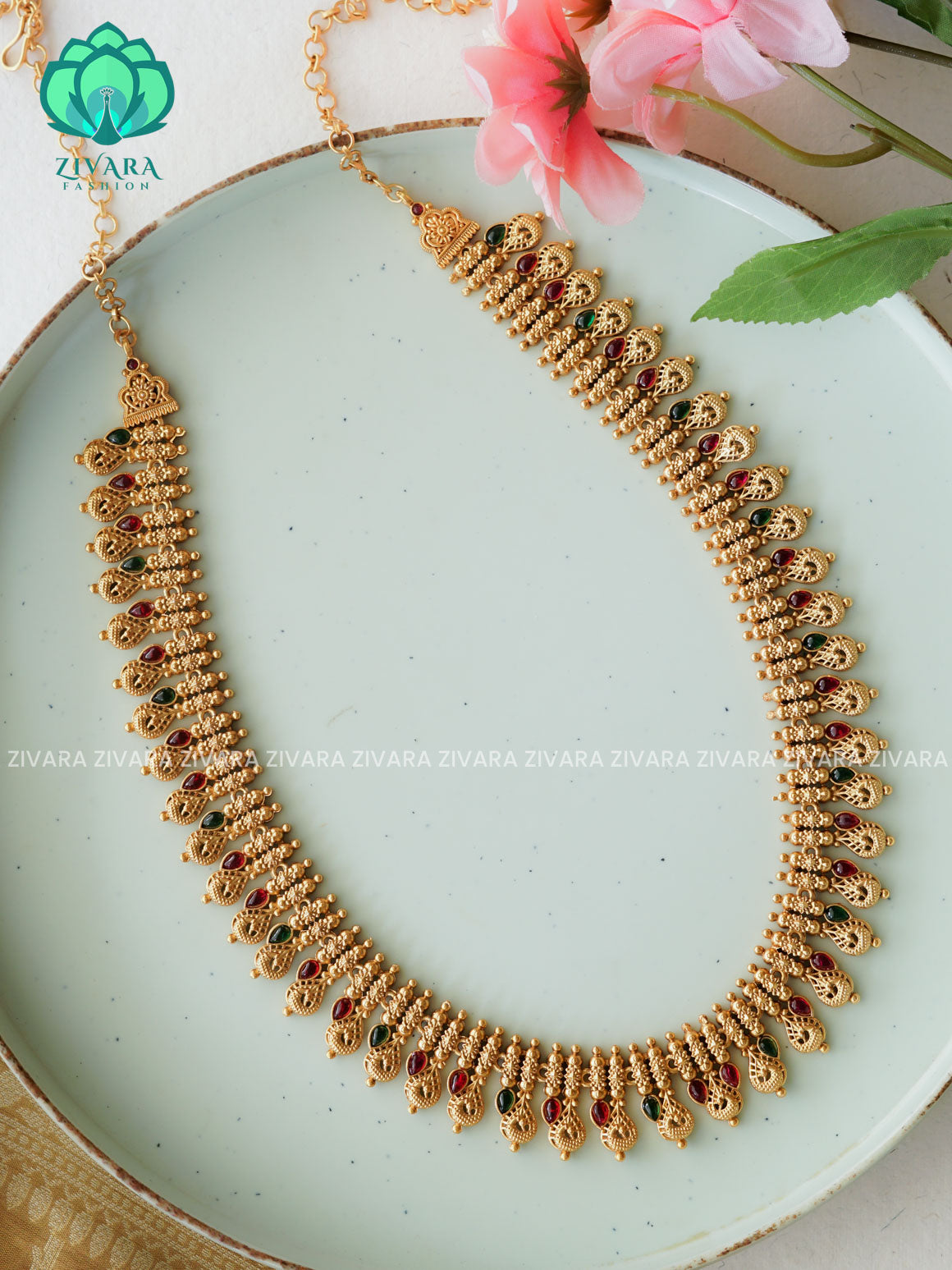 2 IN 1 HIPCHAIN CUM HAARAM - NORMAL MATTE Latest South indian budget friendly collection- Zivara FashioN