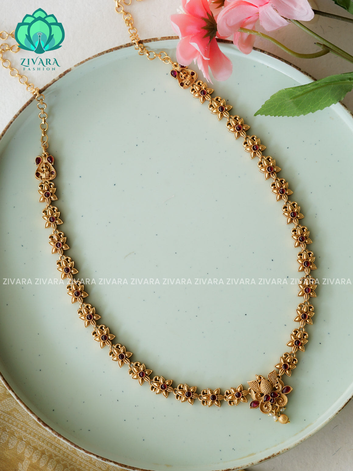 2 IN 1 HIPCHAIN CUM HAARAM - NORMAL MATTE Latest South indian budget friendly collection- Zivara FashioN