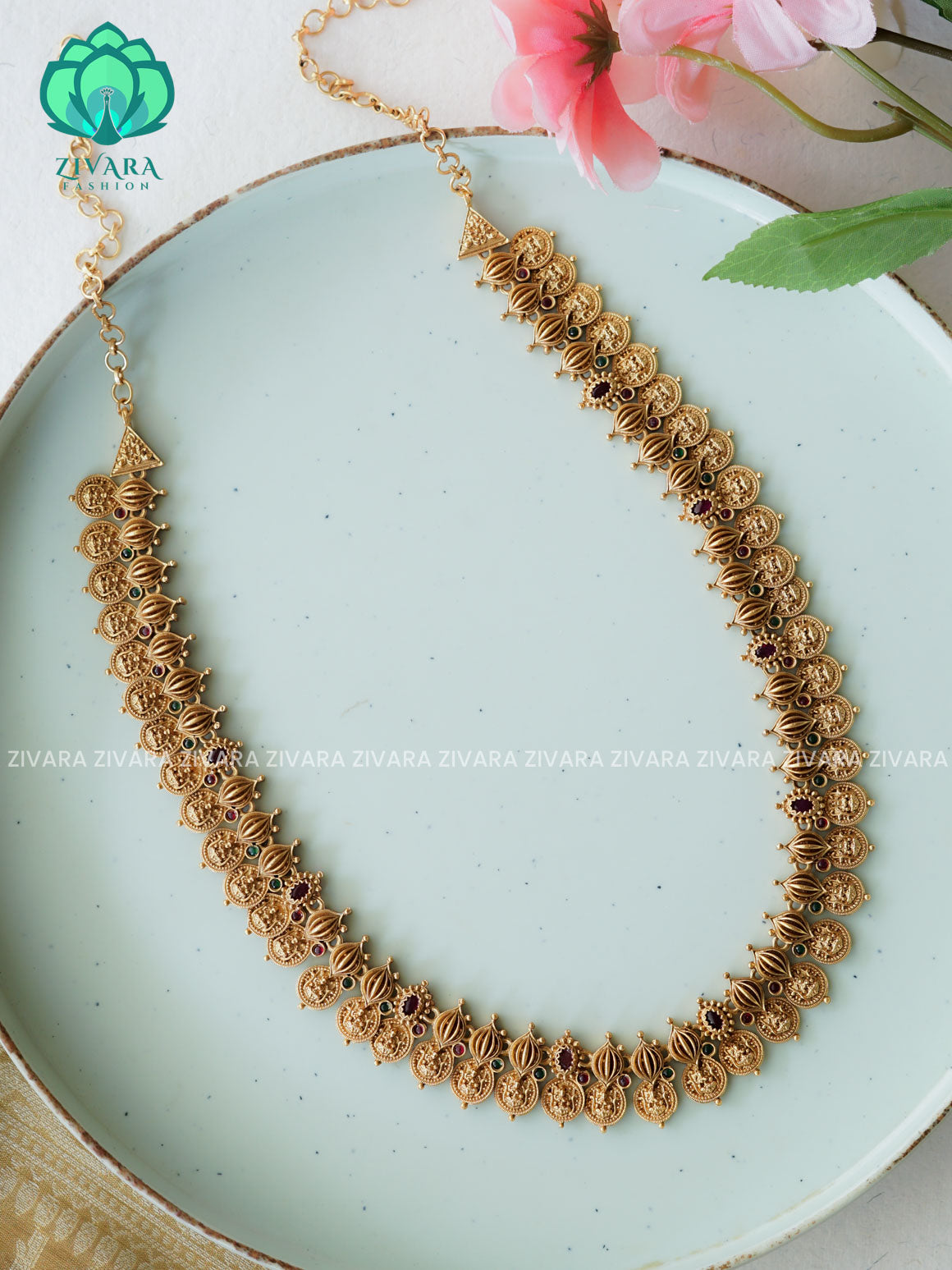 2 IN 1 HIPCHAIN CUM HAARAM - NORMAL MATTE Latest South indian budget friendly collection- Zivara FashioN