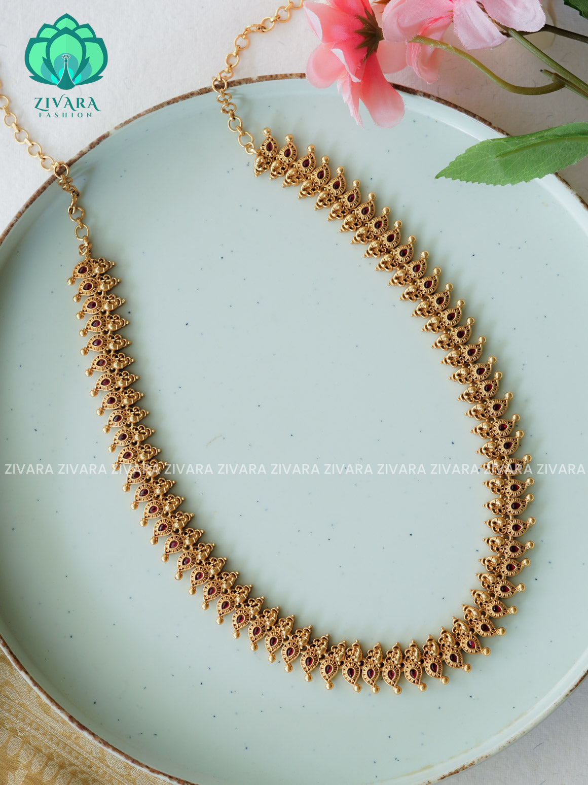 2 IN 1 HIPCHAIN CUM HAARAM - NORMAL MATTE Latest South indian budget friendly collection- Zivara FashioN