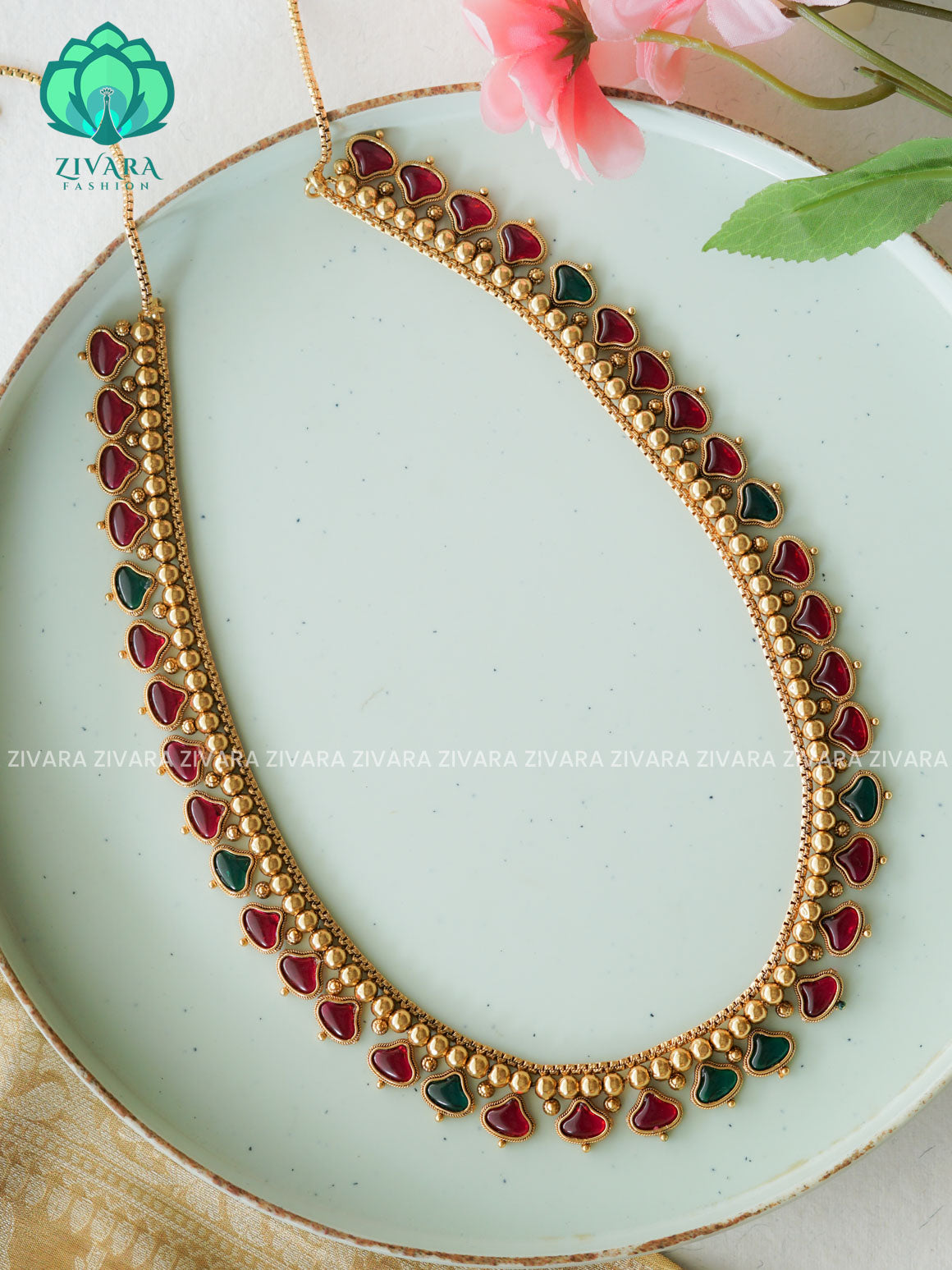 2 IN 1 HIPCHAIN CUM HAARAM - NORMAL MATTE Latest South indian budget friendly collection- Zivara FashioN