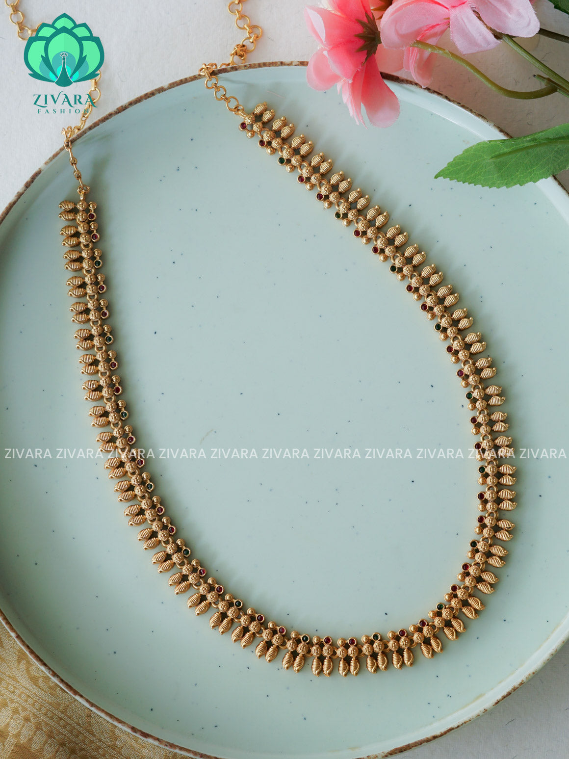 2 IN 1 HIPCHAIN CUM HAARAM - NORMAL MATTE Latest South indian budget friendly collection- Zivara FashioN