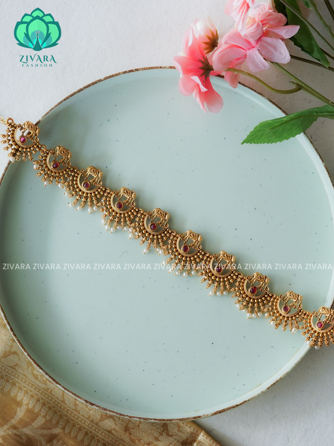 ELEPHANT  NORMAL MATTE (12.5 INCH APPROX)Latest South indian budget friendly collection- Zivara FashioN