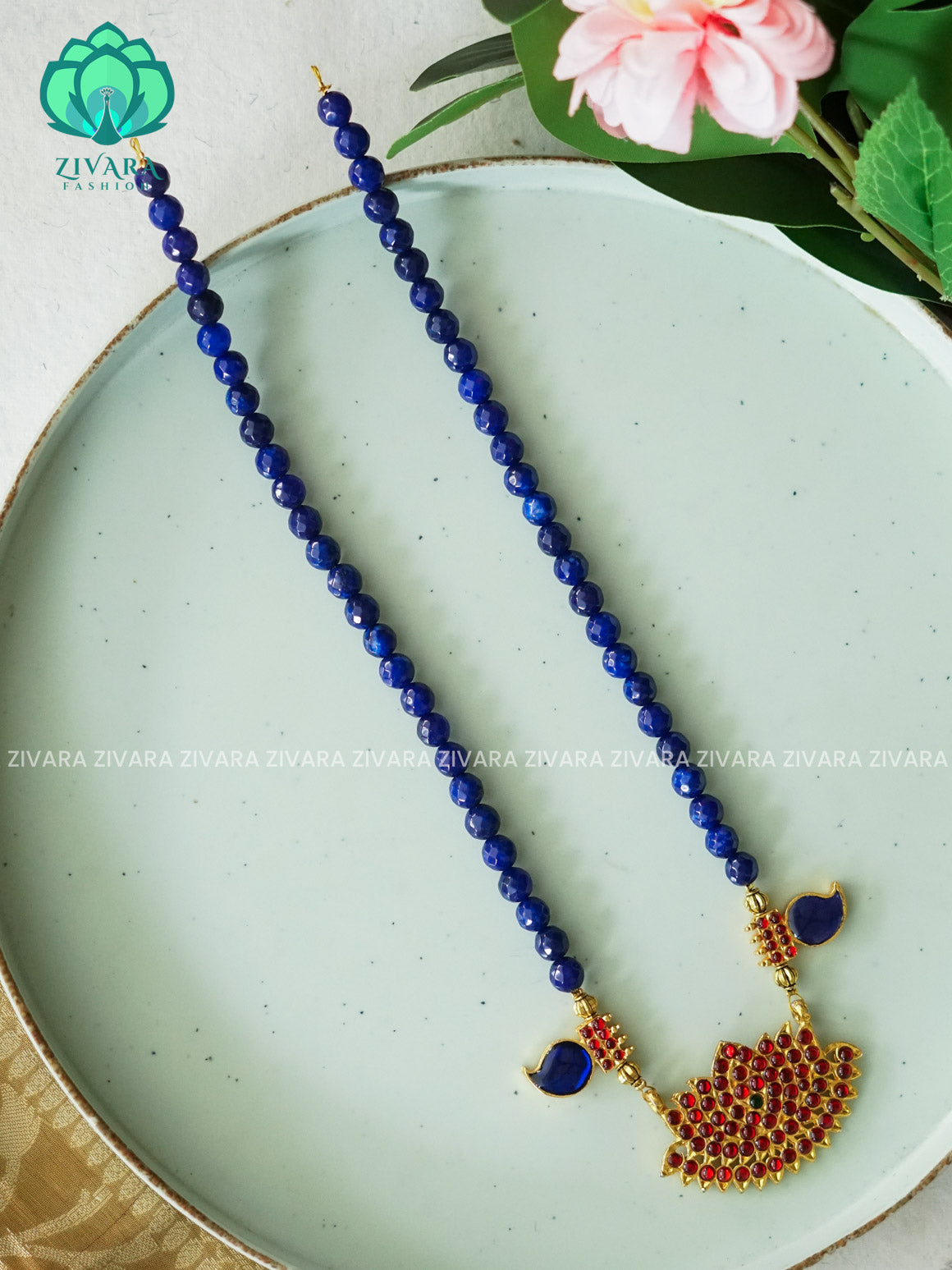 JHANAVI   - HANDMADE LONG NECKWEAR- latest kemp dance jewellery collection