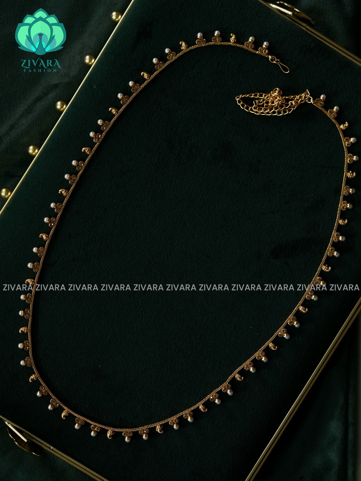 2 in 1 Cute manga  hipbelt cum haaram - Premium quality latest  jewellery collection-south indian jewellery