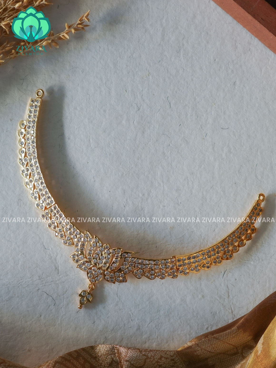 IMPON LOTUS MICROPOLISH ATTIGAI - Zivara Fashion- latest jewellery design