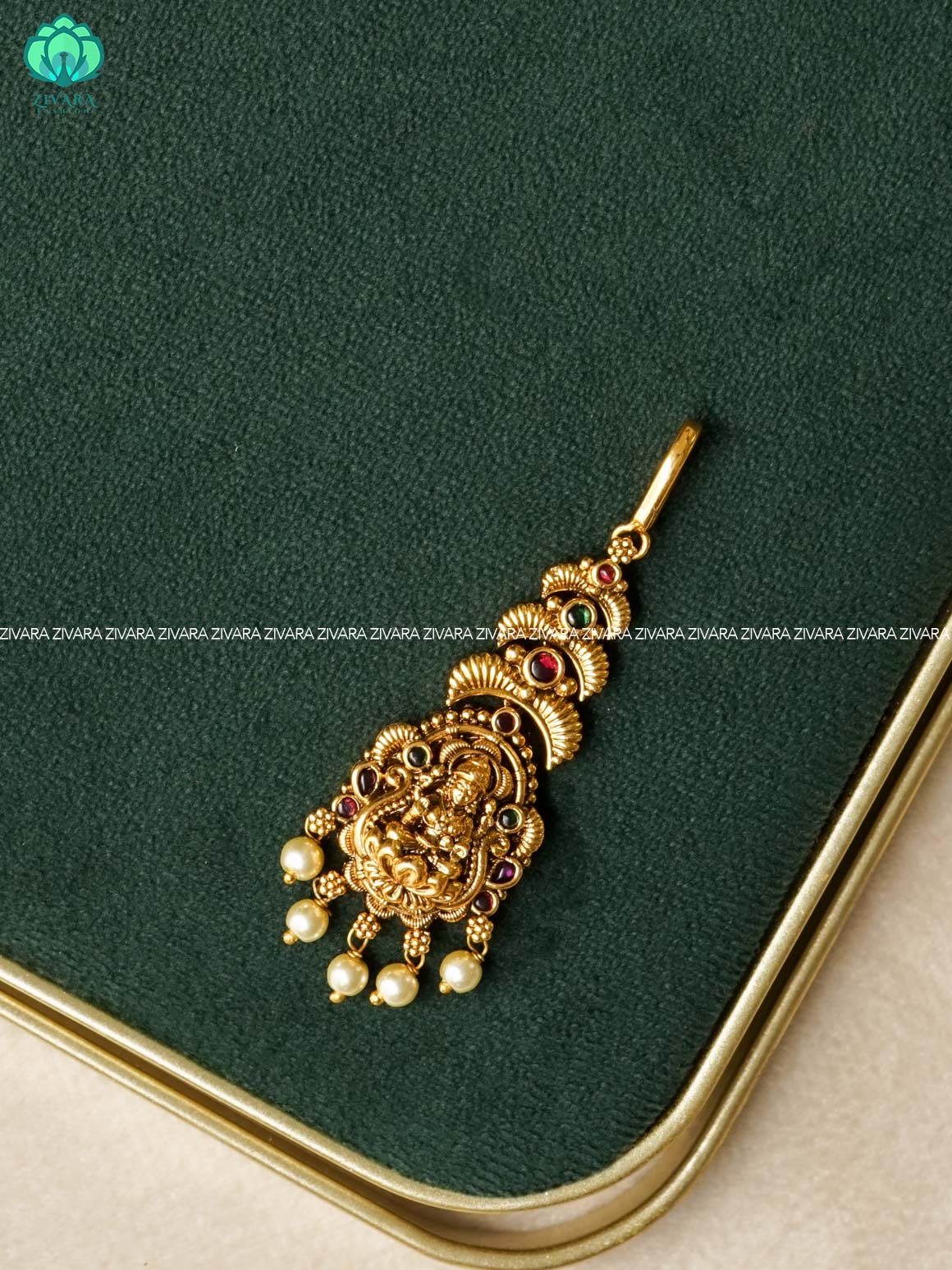 VINTAGE TIKKA/CHUTTI -  bridal head accessory- latest bridal collection - Zivara fashion