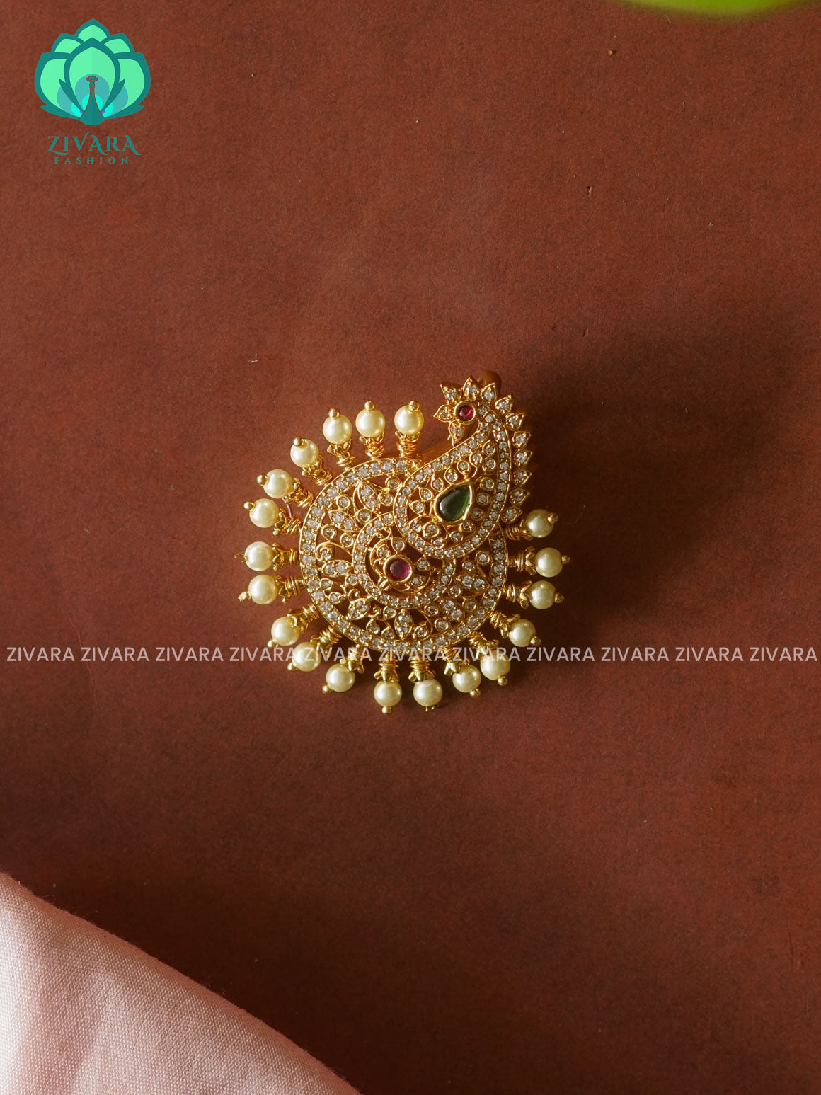 JADA BUN PIN - TRADITIONAL BRIDAL HAIR ACCESSORIES- ZIVARA FASHION