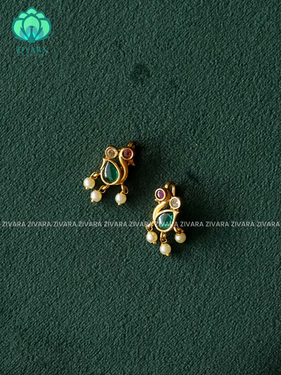 PEACOCK BUGADI - latest jewellery collection- zivara fashion