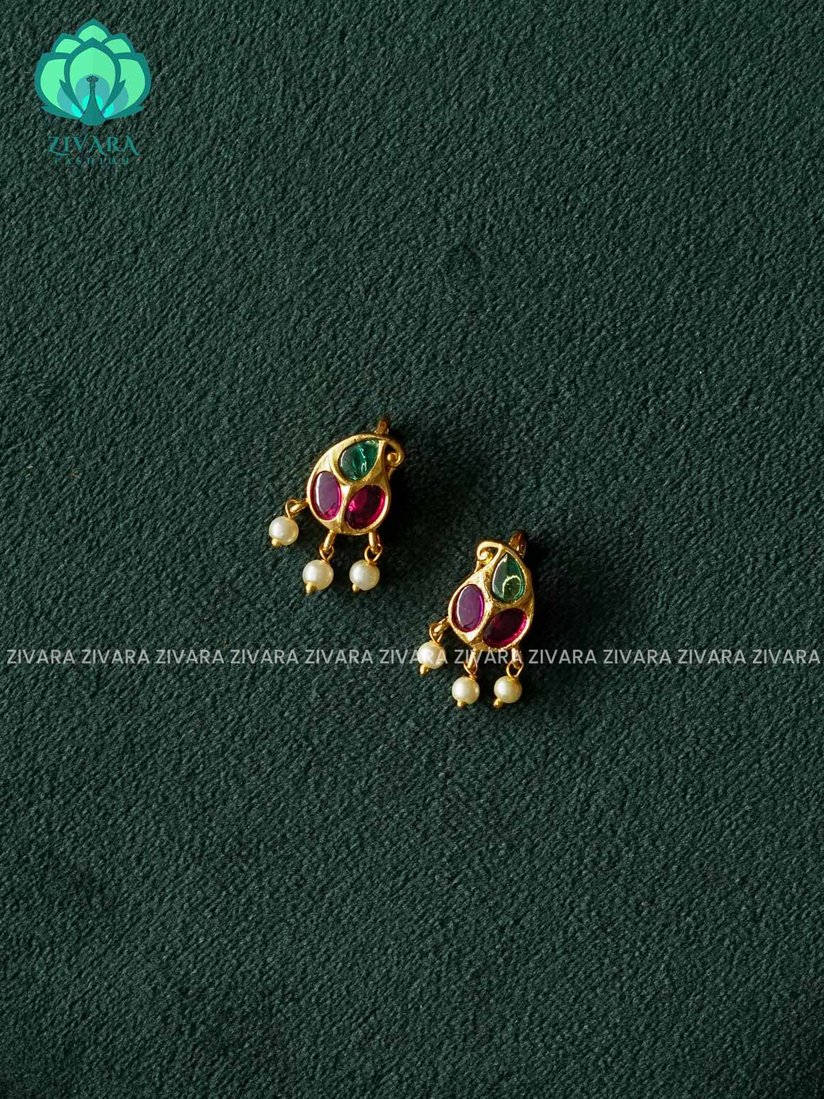 RUBY GREEN BUGADI - latest jewellery collection- zivara fashio