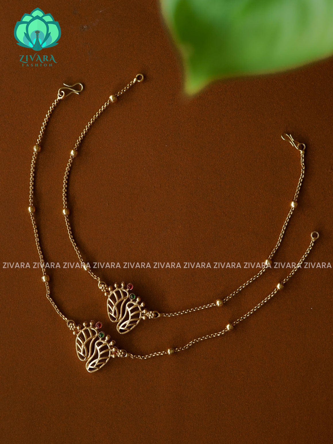 Trending occasional wear anklets (9.75 inch approx )for women- latest jewellery- ZIVARA FASHION