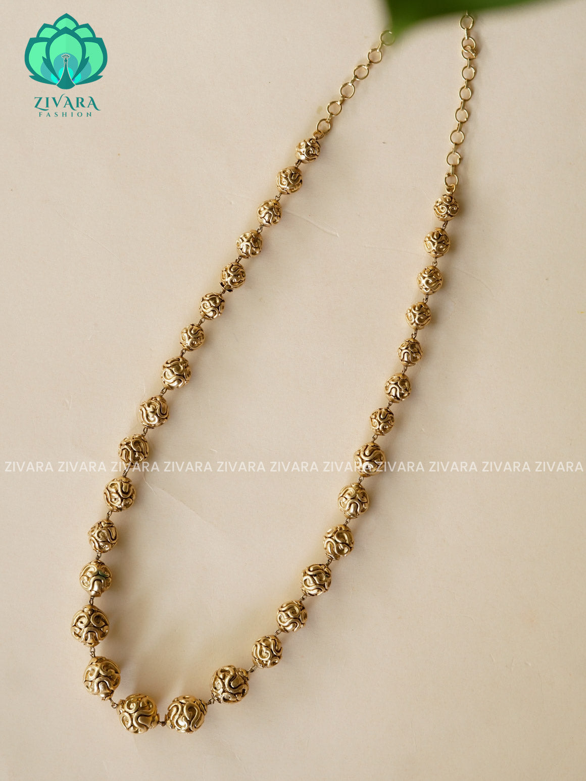 GOLD BALLS CHAIN  - MIDCHEST LENGTH  NECKWEAR- latest kemp dance jewellery collection