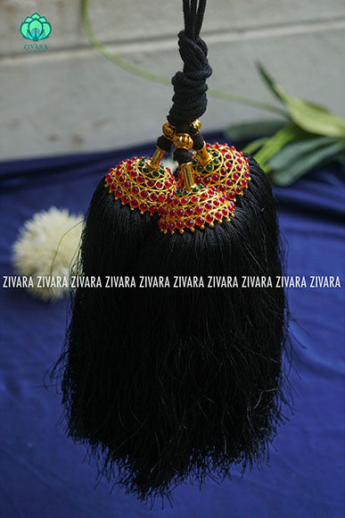 Jadai kunjalam- hair accessories - bridal hair extension-zivara fashion- Model 2