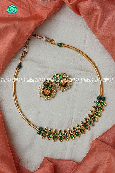 Thoorigai - traditional kemp neckwear design- fashion jewellery- zivara