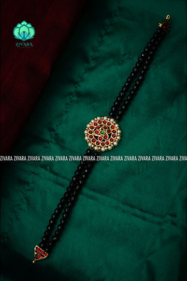 vasundara 2- Traditional kemp choker -south indian kemp neckwear for women