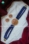 Vasundara- Traditional kemp choker -south indian kemp neckwear for women