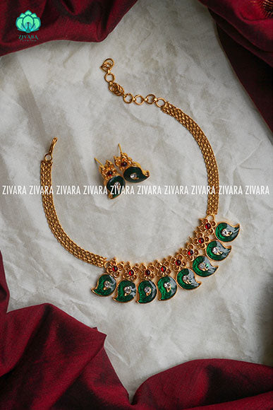 Mini Chaitra- Zivara Fashion exclusive neckwear - Indian Kids jewellery