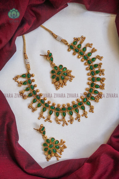 Guttapusalu neckwear - Zivara Fashion- green