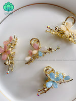 FLORAL CLAW CLIPS - ( 1 PIECE )Trending premium quality hair accessories at best price for women