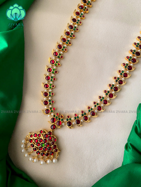Shrimathi- Kemp long neckwear jewellery- south indian dance jewellery