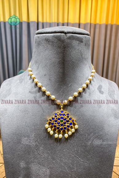 Agalya- Simple pendant chains/neckwears - zivara fashion