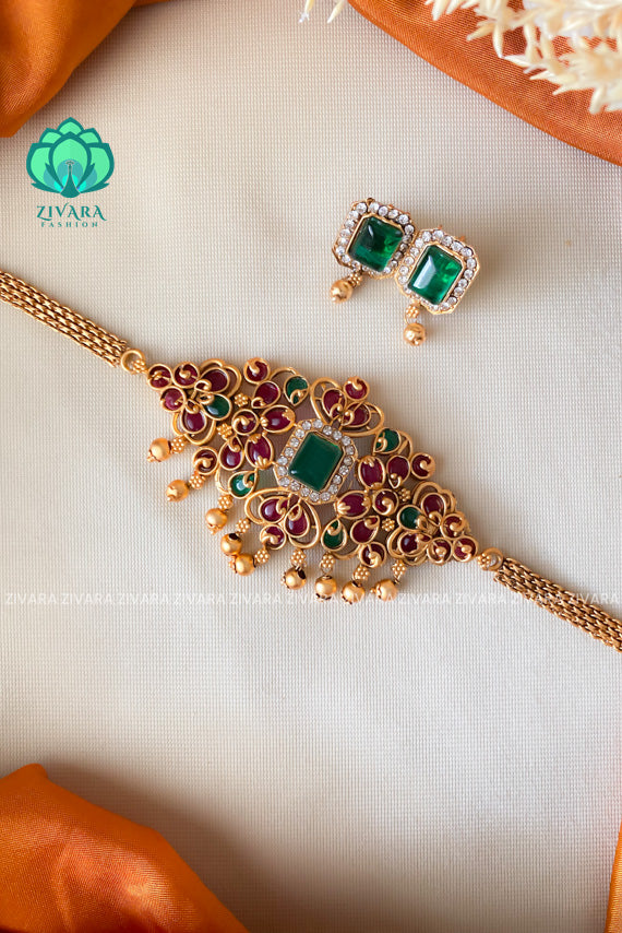 Bollywood Pakistani Indian Gold Tone Kundan Choker Necklace Bridal Party  Jewelry | eBay