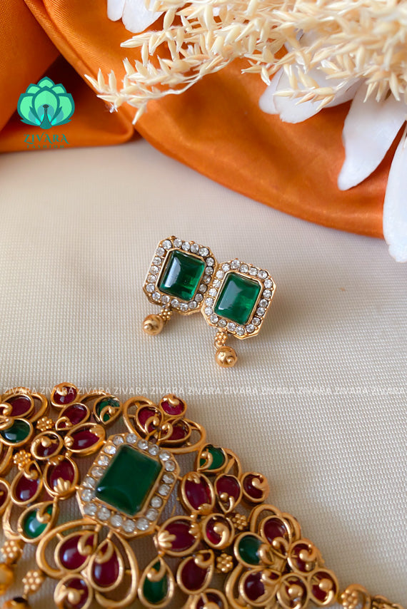 Fancy Alloy High Gold Matte Finish Antique Earrings at Rs 305/pair in Rajkot